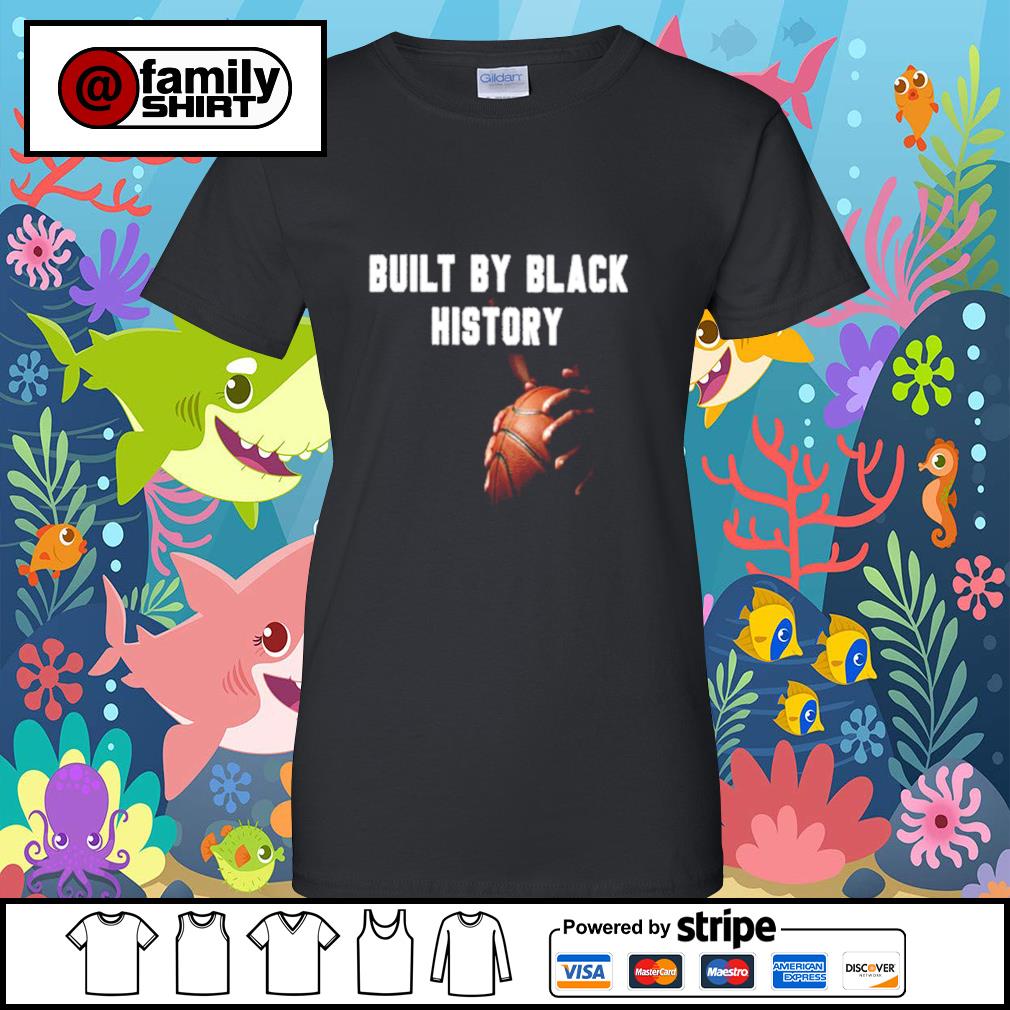 built by black history nba shirt for sale