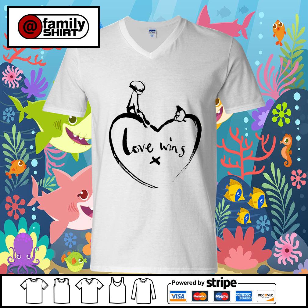 charlie mackesy t shirt love wins