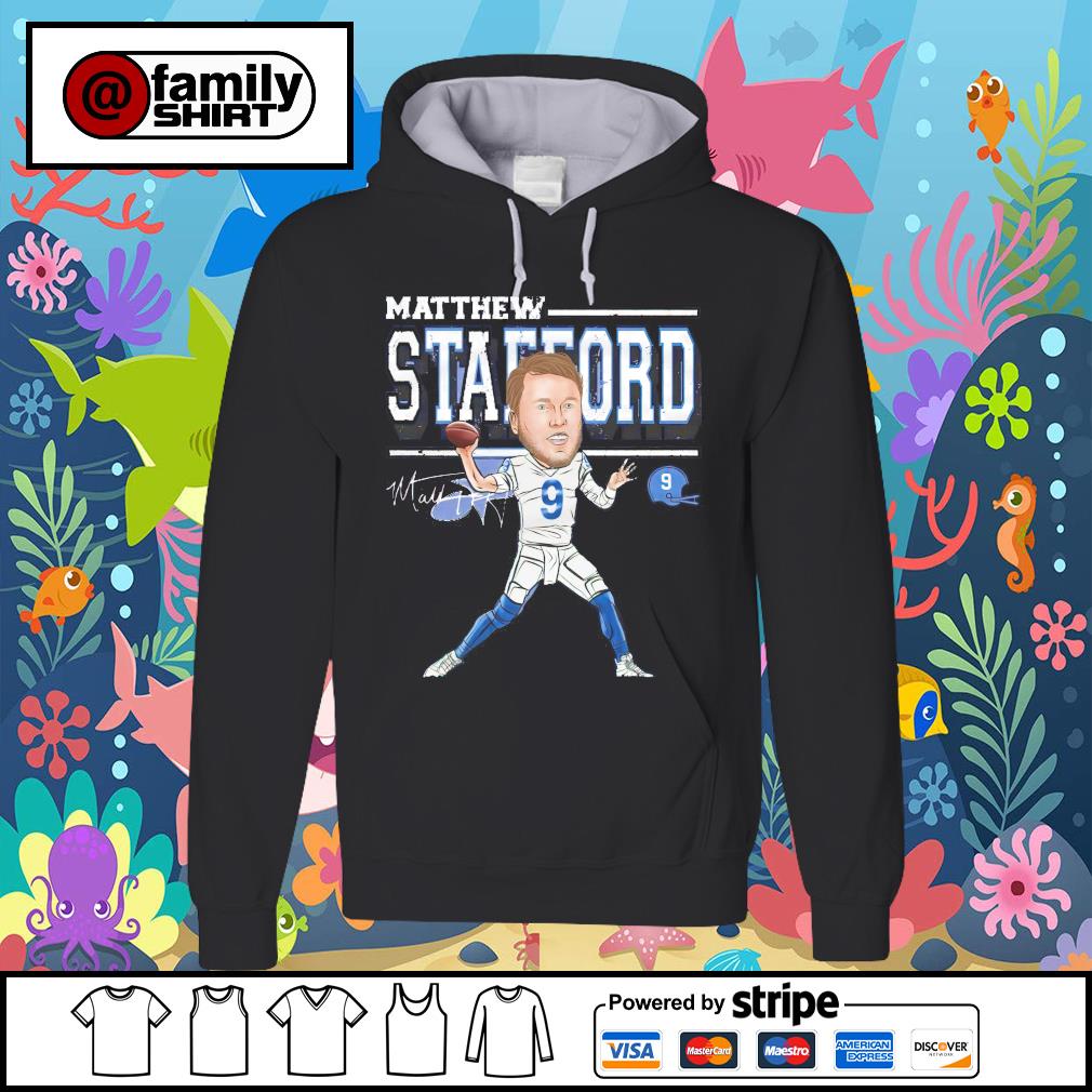 Matthew Stafford cartoon signature shirt, hoodie, sweater, long